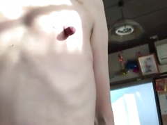 50s Japanese wife gets her nipples big and hard part1