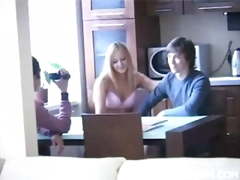 Alluring teen cuckold sex